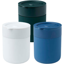 Load image into Gallery viewer, Java 330 ml ceramic tumbler with silicone wrap and plastic lid — group