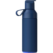 Load image into Gallery viewer, Ocean Bottle GO 500 ml vacuum insulated water bottle — Ocean Blue (back)