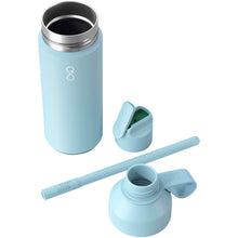 Load image into Gallery viewer, Ocean Bottle GO 500 ml vacuum insulated water bottle — Sky blue (detail)