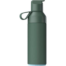 Load image into Gallery viewer, Ocean Bottle GO 500 ml vacuum insulated water bottle — Forest green (back)