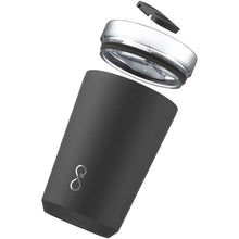 Load image into Gallery viewer, Ocean Bottle 350 ml insulated tumbler — Obsidian Black (detail)