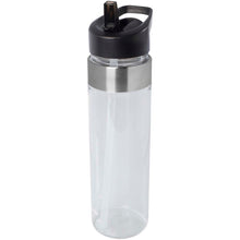 Load image into Gallery viewer, Dylan 650 ml Tritan water bottle with flip spout lid — Transparent clear