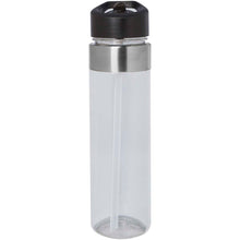 Load image into Gallery viewer, Dylan 650 ml Tritan water bottle with flip spout lid — Transparent clear (front)