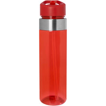 Load image into Gallery viewer, Dylan 650 ml Tritan water bottle with flip spout lid — Red (front)