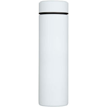 Load image into Gallery viewer, Taylor 450 ml double wall stainless steel flask with tea strainer — White (front)