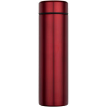 Load image into Gallery viewer, Taylor 450 ml double wall stainless steel flask with tea strainer — Red (front)