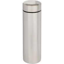 Load image into Gallery viewer, Taylor 450 ml double wall stainless steel flask with tea strainer — Matted silver