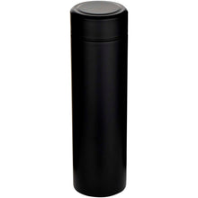 Load image into Gallery viewer, Taylor 450 ml double wall stainless steel flask with tea strainer — Black