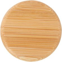 Load image into Gallery viewer, Lume 500 ml matte soda lime glass bottle with bamboo lid   — Grey (detail 2)