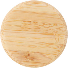 Load image into Gallery viewer, Lume 500 ml matte soda lime glass bottle with bamboo lid   — Ocean blue (detail 2)