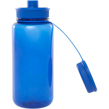 Load image into Gallery viewer, Ryder 900 ml RCS certified RPET sport bottle with multi-function lid  — Royal blue (detail)