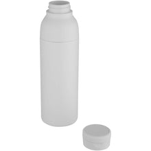 Load image into Gallery viewer, Illuminate 650 ml RCS recycled stainlesss steel double wall insulated water bottle — White (detail)