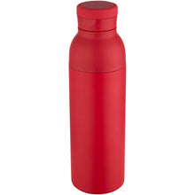 Load image into Gallery viewer, Illuminate 650 ml RCS recycled stainlesss steel double wall insulated water bottle — Red