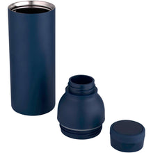 Load image into Gallery viewer, Illuminate 650 ml RCS recycled stainlesss steel double wall insulated water bottle — Navy (detail 2)