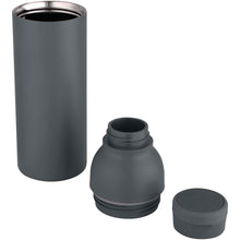 Load image into Gallery viewer, Illuminate 650 ml RCS recycled stainlesss steel double wall insulated water bottle — Twilight Grey (detail 2)