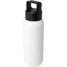 Load image into Gallery viewer, Astra 600 ml RCS recycled stainless steel copper vacuum insulated water bottle (carbonated safe) — White