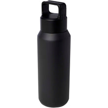 Load image into Gallery viewer, Astra 600 ml RCS recycled stainless steel copper vacuum insulated water bottle (carbonated safe) — Black