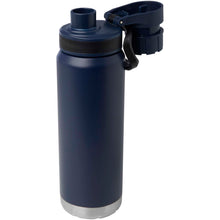 Load image into Gallery viewer, Fortis 700 ml RCS recycled stainless steel copper vacuum insulated water bottle (carbonated safe) — Navy (detail 2)