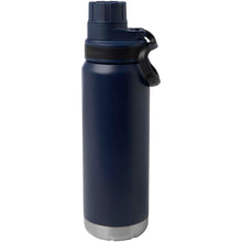 Load image into Gallery viewer, Fortis 700 ml RCS recycled stainless steel copper vacuum insulated water bottle (carbonated safe) — Navy (front)