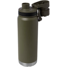 Load image into Gallery viewer, Fortis 700 ml RCS recycled stainless steel copper vacuum insulated water bottle (carbonated safe) — Forest green (detail 2)