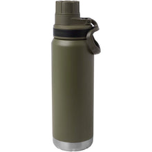 Load image into Gallery viewer, Fortis 700 ml RCS recycled stainless steel copper vacuum insulated water bottle (carbonated safe) — Forest green (front)