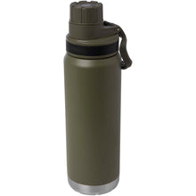 Load image into Gallery viewer, Fortis 700 ml RCS recycled stainless steel copper vacuum insulated water bottle (carbonated safe) — Forest green