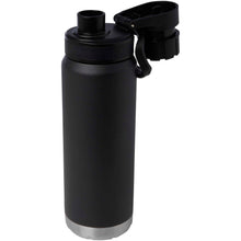 Load image into Gallery viewer, Fortis 700 ml RCS recycled stainless steel copper vacuum insulated water bottle (carbonated safe) — Black (detail 2)