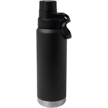 Load image into Gallery viewer, Fortis 700 ml RCS recycled stainless steel copper vacuum insulated water bottle (carbonated safe) — Black (front)