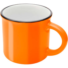 Load image into Gallery viewer, Bari 240 ml ceramic mug with glossy finish — Orange