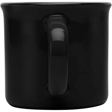 Load image into Gallery viewer, Bari 240 ml ceramic mug with glossy finish — Black (back)