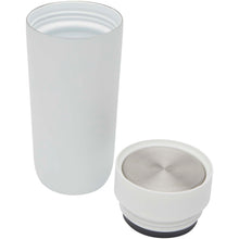 Load image into Gallery viewer, Camden 350 ml RCS certified stainless steel tumbler with ceramic lining — White (detail)