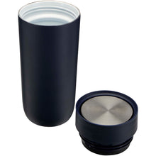 Load image into Gallery viewer, Camden 350 ml RCS certified stainless steel tumbler with ceramic lining — Navy (detail)
