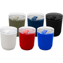 Load image into Gallery viewer, Hudson 180 ml recycled plastic double-wall tumbler — group