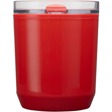 Load image into Gallery viewer, Hudson 180 ml recycled plastic double-wall tumbler — Red (front)