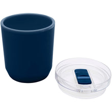 Load image into Gallery viewer, Hudson 180 ml recycled plastic double-wall tumbler — Navy (detail)