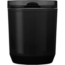 Load image into Gallery viewer, Hudson 180 ml recycled plastic double-wall tumbler — Black (back)