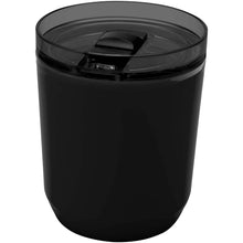 Load image into Gallery viewer, Hudson 180 ml recycled plastic double-wall tumbler — Black (detail 2)