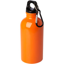 Load image into Gallery viewer, Oregon 400 ml RCS certified single wall stainless steel water bottle with carabiner — Orange