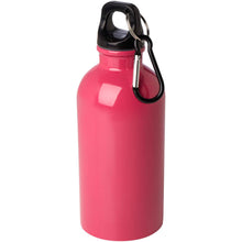 Load image into Gallery viewer, Oregon 400 ml RCS certified single wall stainless steel water bottle with carabiner — Magenta