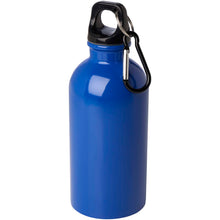 Load image into Gallery viewer, Oregon 400 ml RCS certified single wall stainless steel water bottle with carabiner — Royal blue
