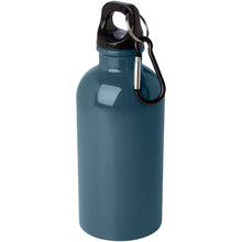 Load image into Gallery viewer, Oregon 400 ml RCS certified single wall stainless steel water bottle with carabiner — Hale Blue