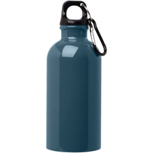 Load image into Gallery viewer, Oregon 400 ml RCS certified single wall stainless steel water bottle with carabiner — Hale Blue (front)
