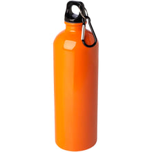 Load image into Gallery viewer, Oregon 750 ml RCS certified single wall stainless steel water bottle with carabiner — Orange
