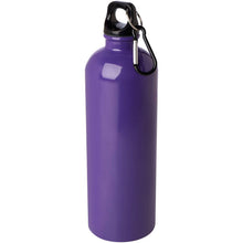Load image into Gallery viewer, Oregon 750 ml RCS certified single wall stainless steel water bottle with carabiner — Purple