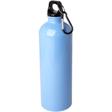 Load image into Gallery viewer, Oregon 750 ml RCS certified single wall stainless steel water bottle with carabiner — Cloud Blue