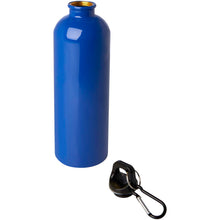 Load image into Gallery viewer, Oregon 750 ml RCS certified single wall stainless steel water bottle with carabiner — Royal blue (detail)