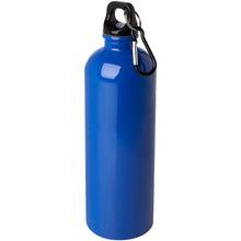 Load image into Gallery viewer, Oregon 750 ml RCS certified single wall stainless steel water bottle with carabiner — Royal blue