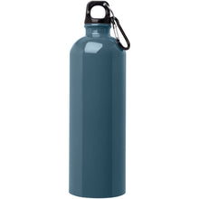 Load image into Gallery viewer, Oregon 750 ml RCS certified single wall stainless steel water bottle with carabiner — Hale Blue (front)