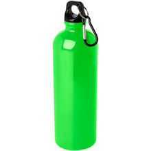 Load image into Gallery viewer, Oregon 750 ml RCS certified single wall stainless steel water bottle with carabiner — Apple green