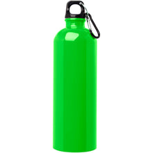 Load image into Gallery viewer, Oregon 750 ml RCS certified single wall stainless steel water bottle with carabiner — Apple green (front)
